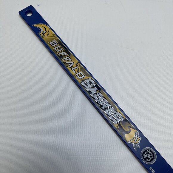 NHL Officially Buffalo Sabres Mini Hockey Stick USA Made Blue Sher-Wood NEW - Picture 2 of 4